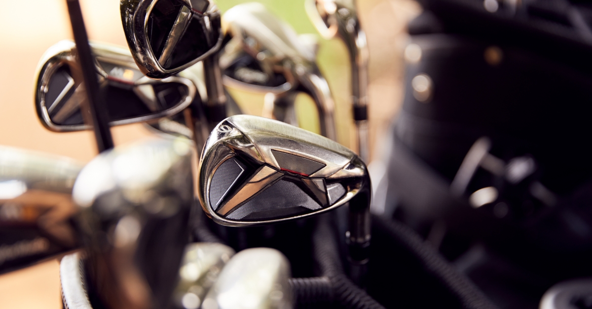 close up of clubs