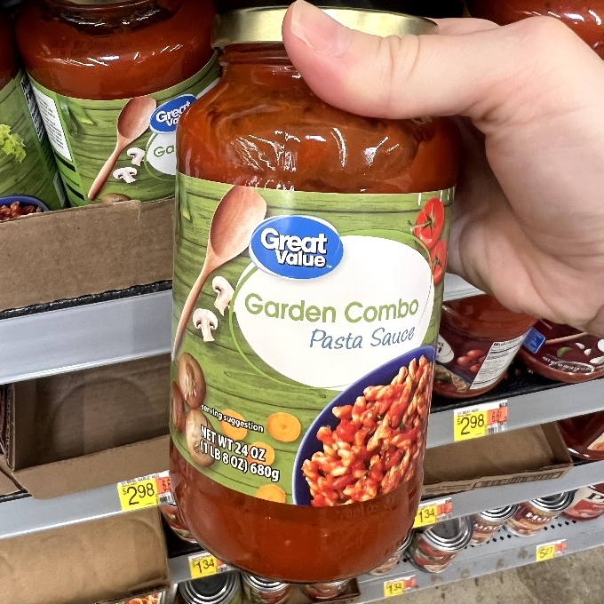 Great Value Garden Combo Pasta Sauce
