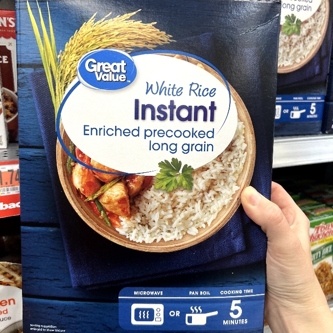 Great Value Instant White Rice