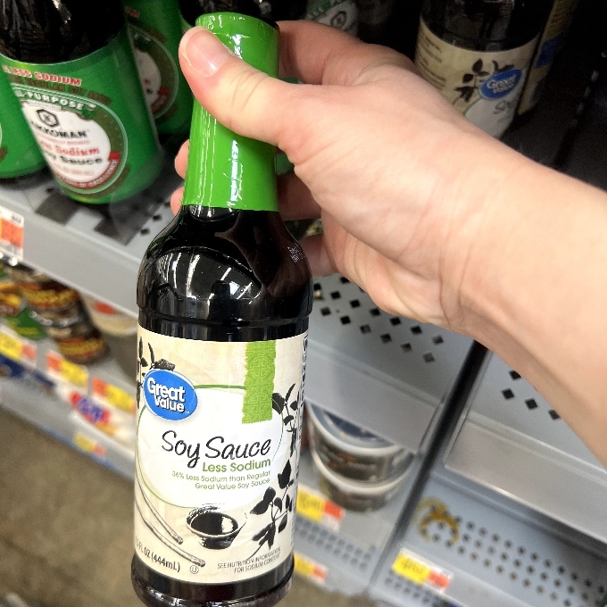 Great Value Less Sodium Soy Sauce