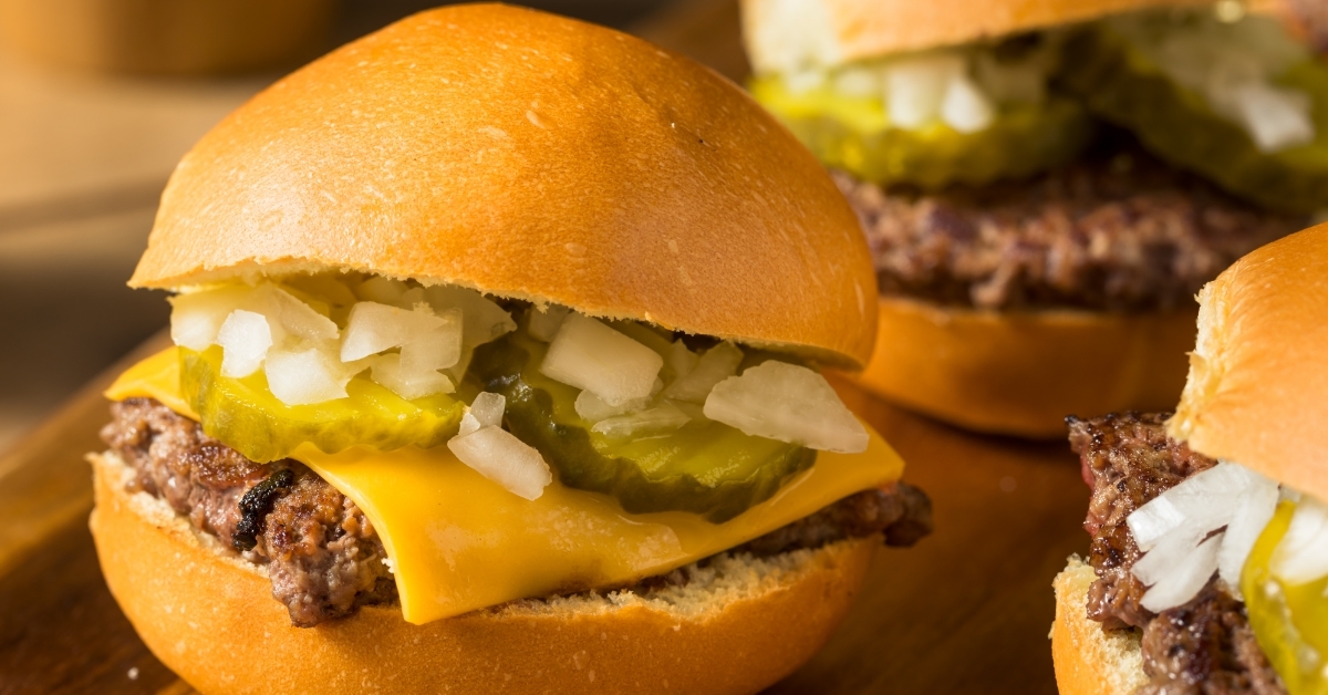 Homemade Beef Cheeseburger Sliders