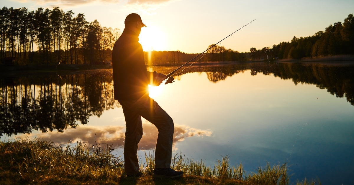 sunset fishing