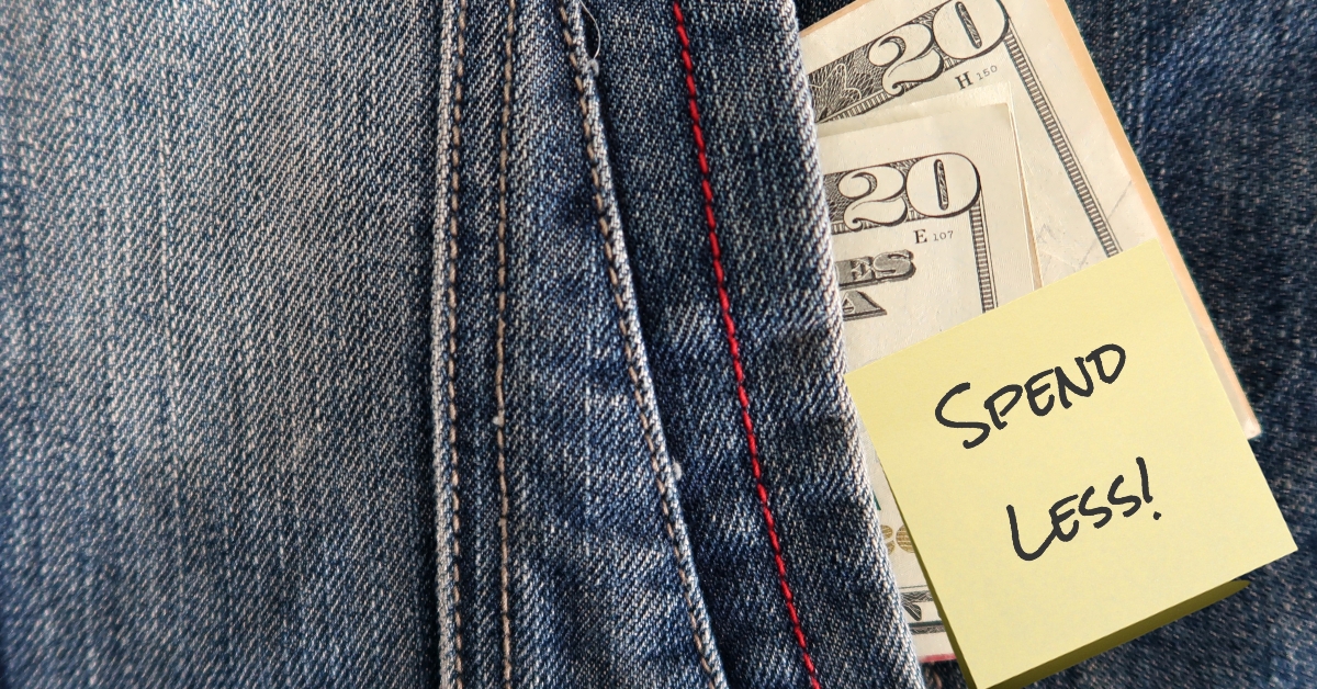 jeans pocket with note spend less