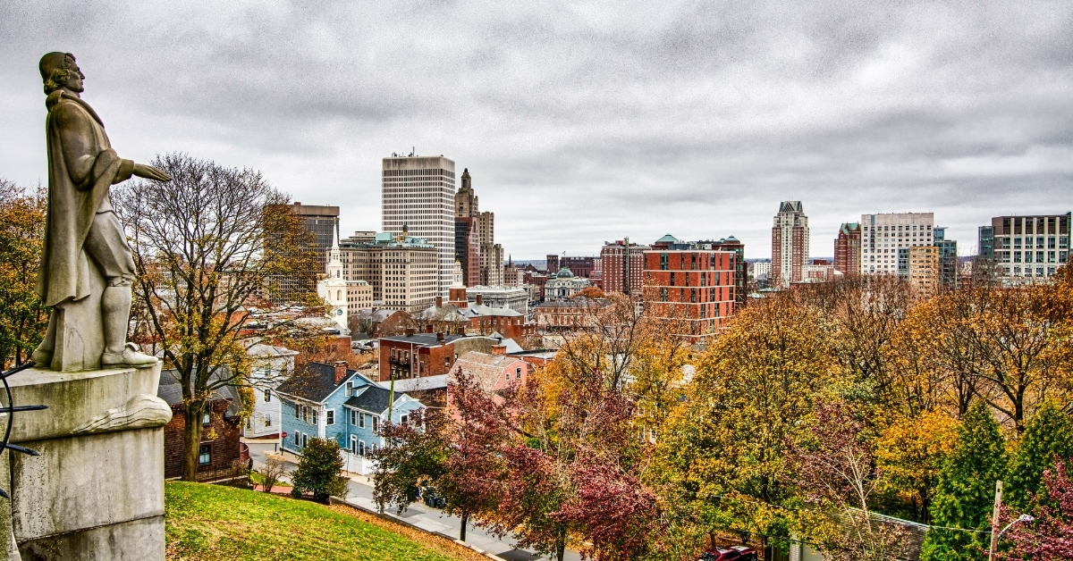 Providence rhode island skyline