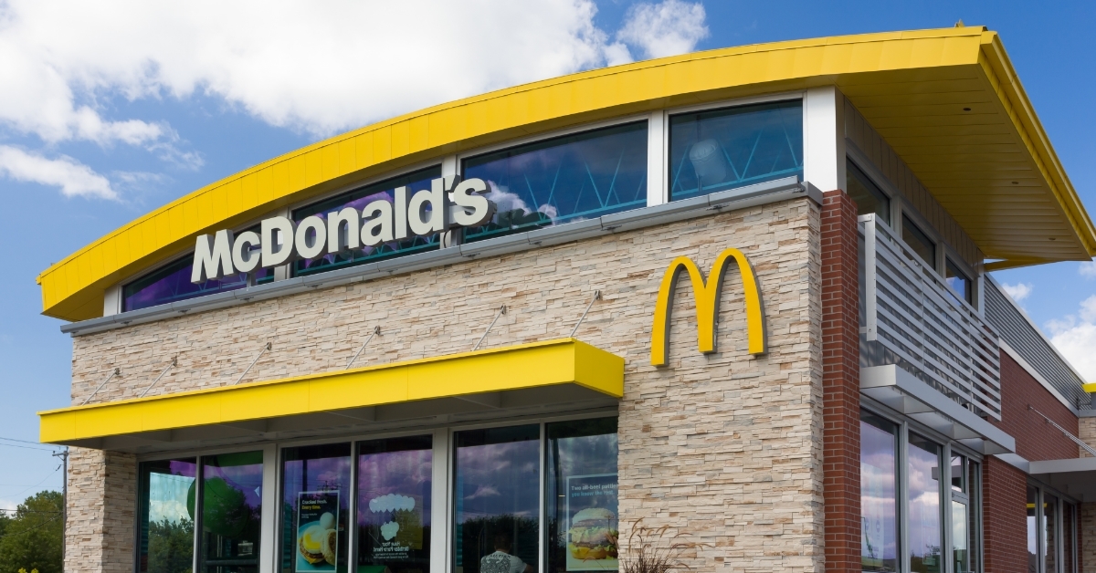 Contemporary McDonald's Restaurant Exterior