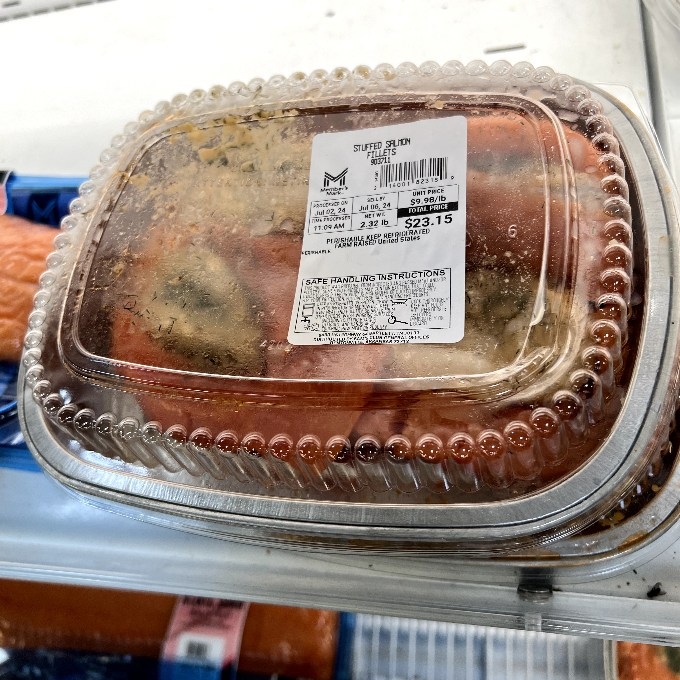 Member’s Mark Stuffed Salmon Fillets
