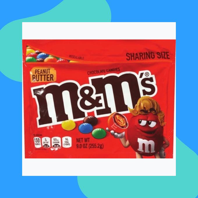 M&Ms sharing size