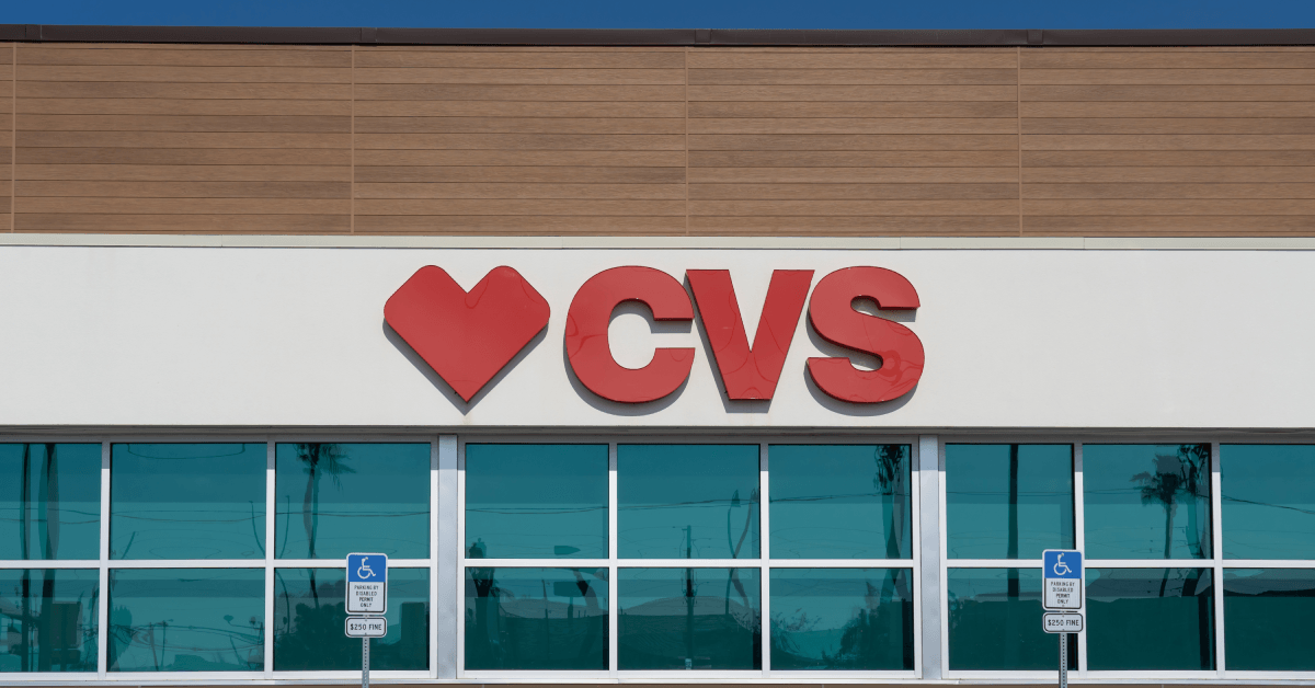CVS sign on exterior of building
