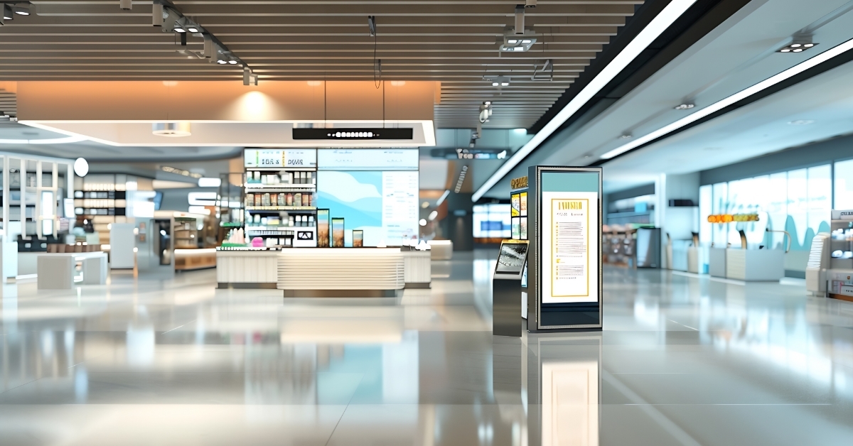 duty free shop in departure terminal