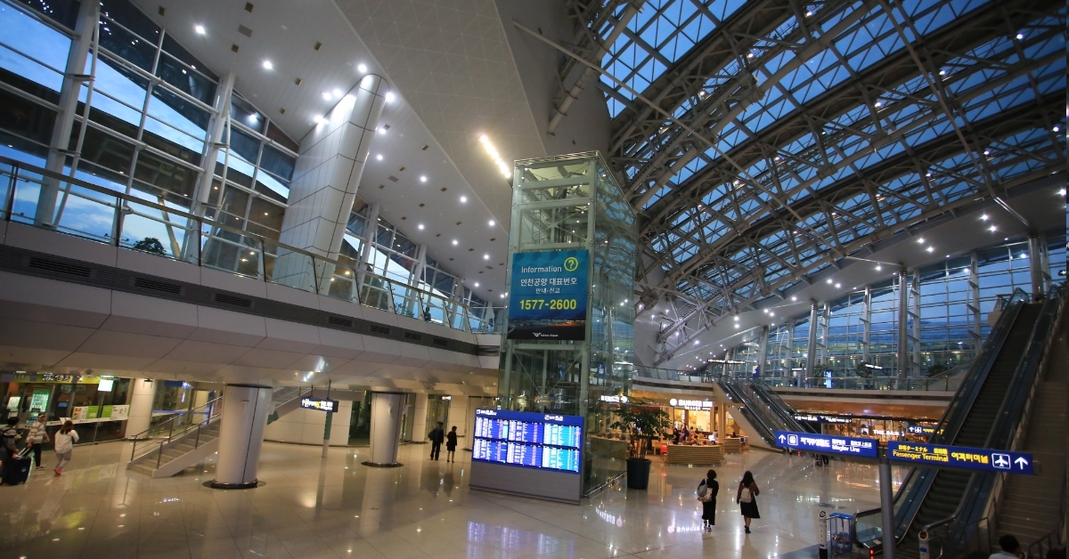 incheon airport near Seoul