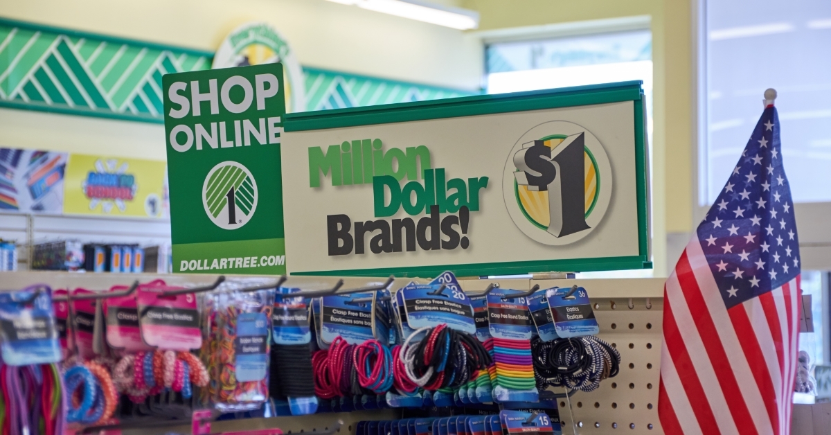 Dollar Tree shop online signage