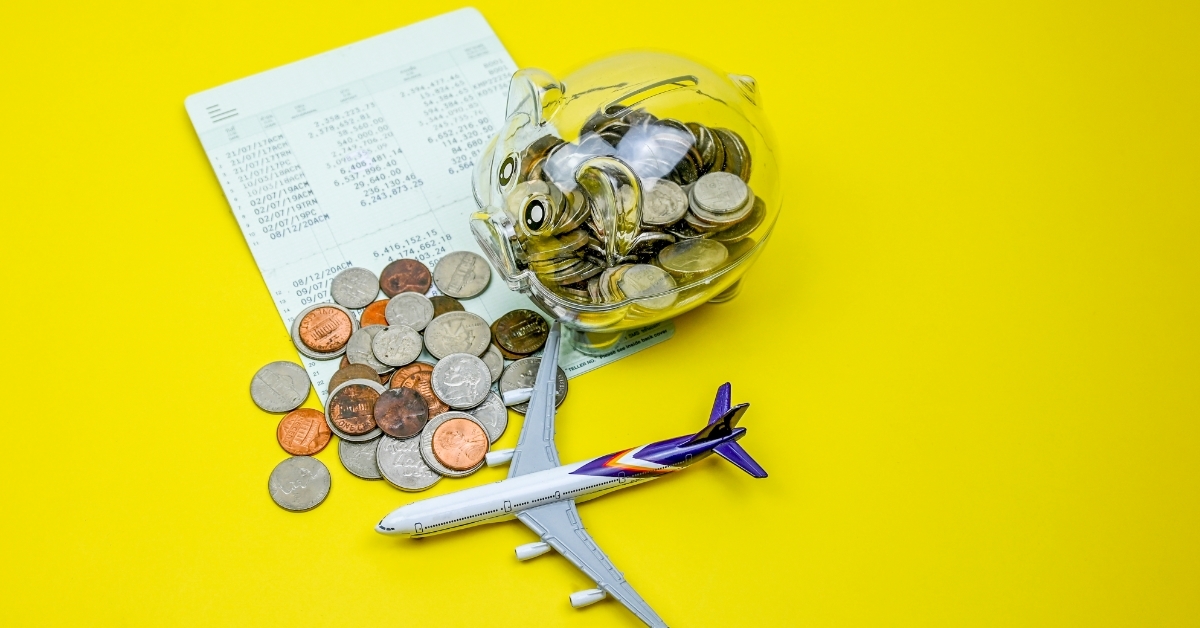savings for traveling financial plan concept