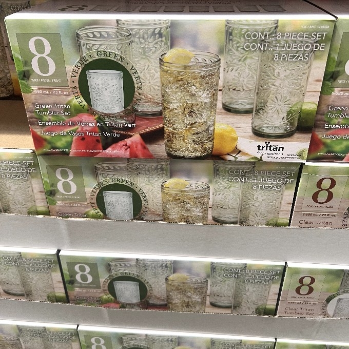 tritan 8-piece tumbler set
