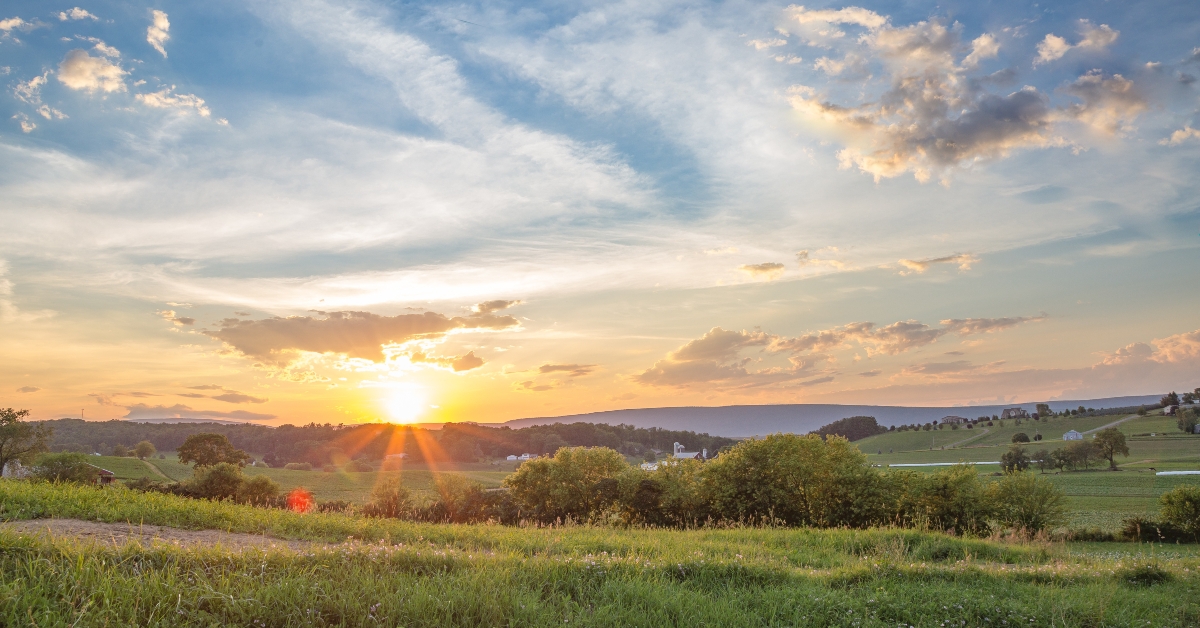 Central Pennsylvania August Sunset