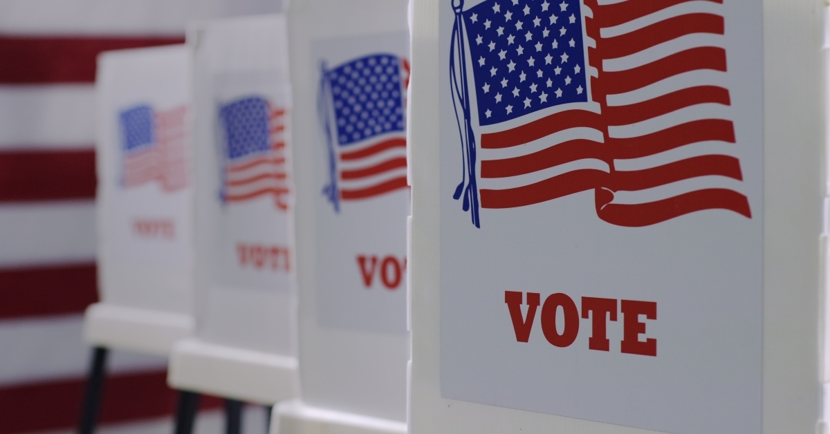 row of voting booths adobe