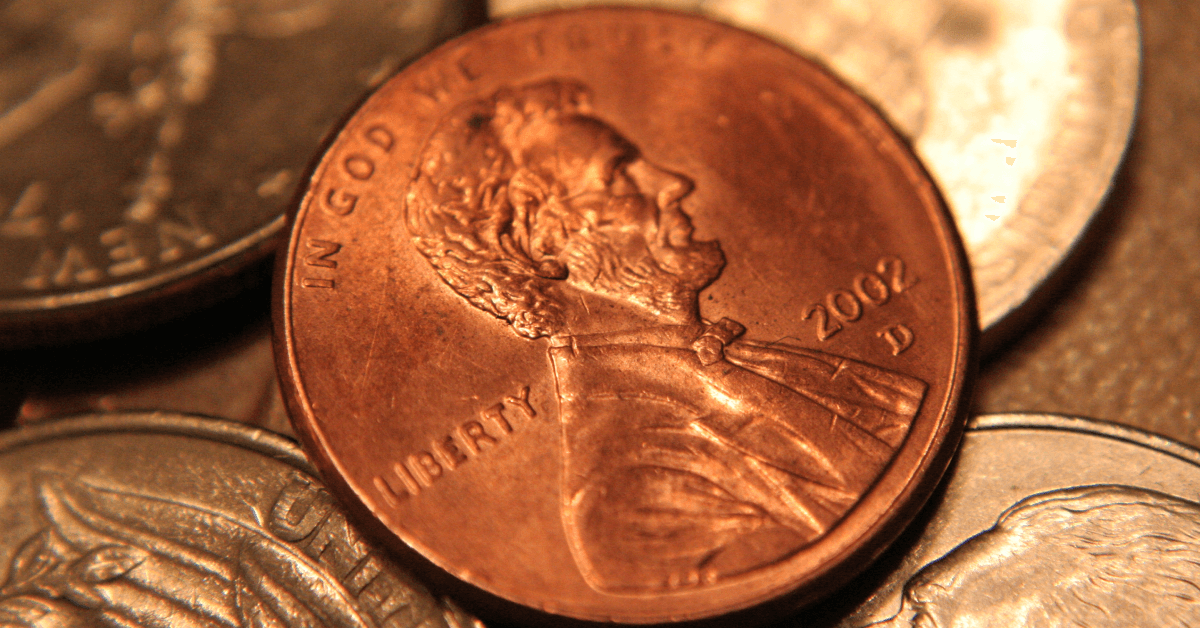 A 2002 penny