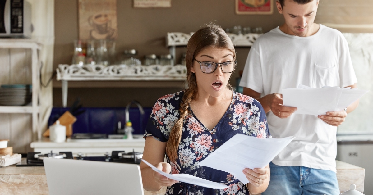 shocked receiving high taxes