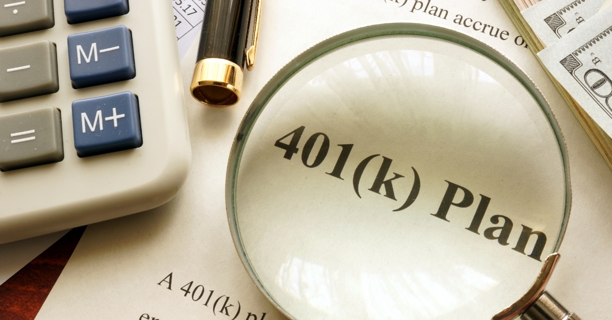 document with title 401k plan