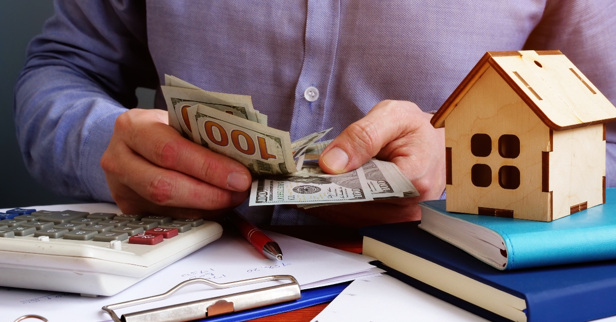 Counting money for mortgage