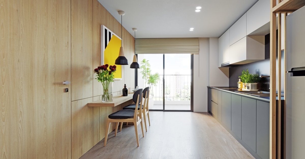 modern kitchen interior