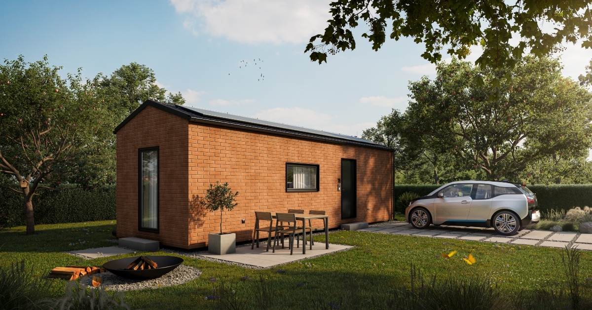 tiny house in garden