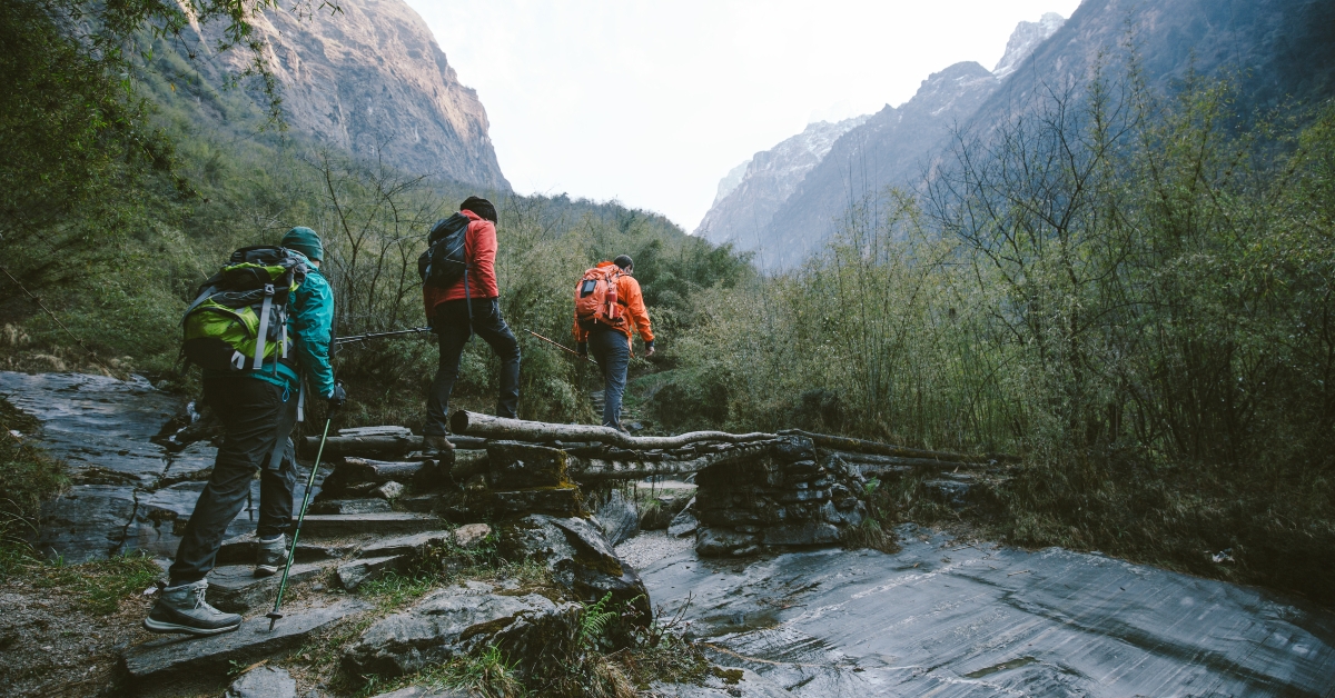 group of trekkers