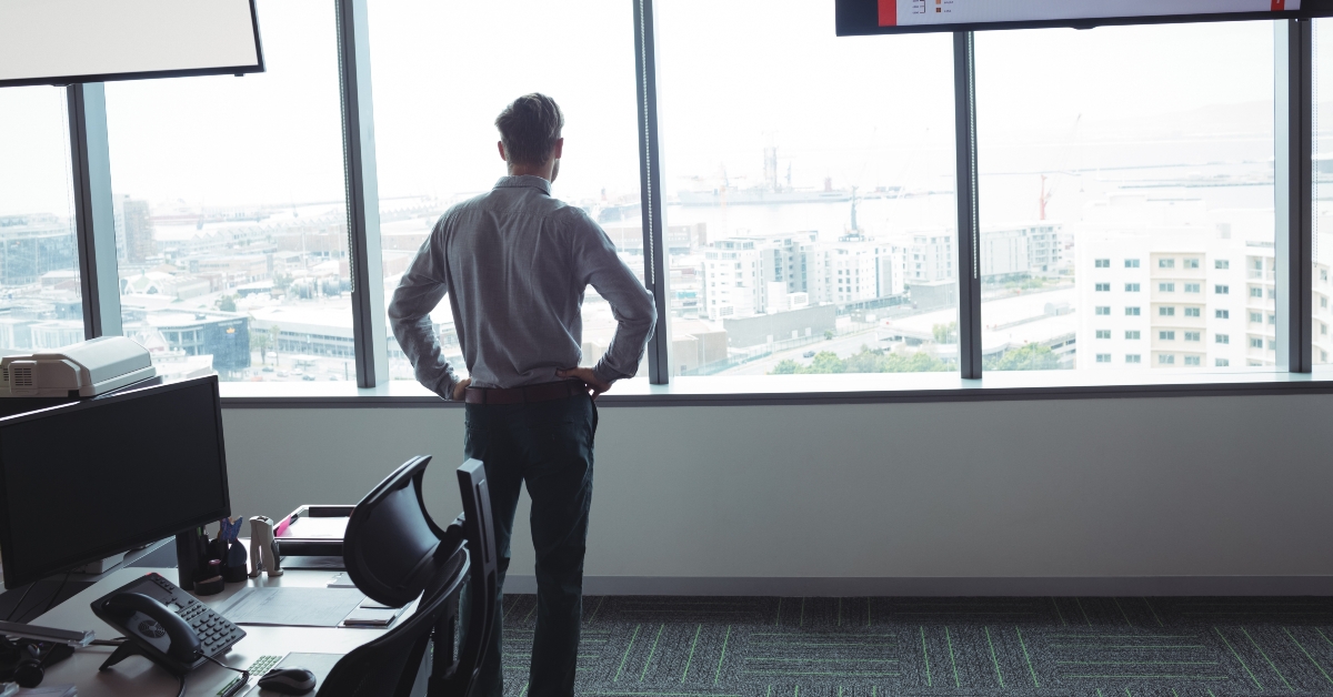  businessman standing 