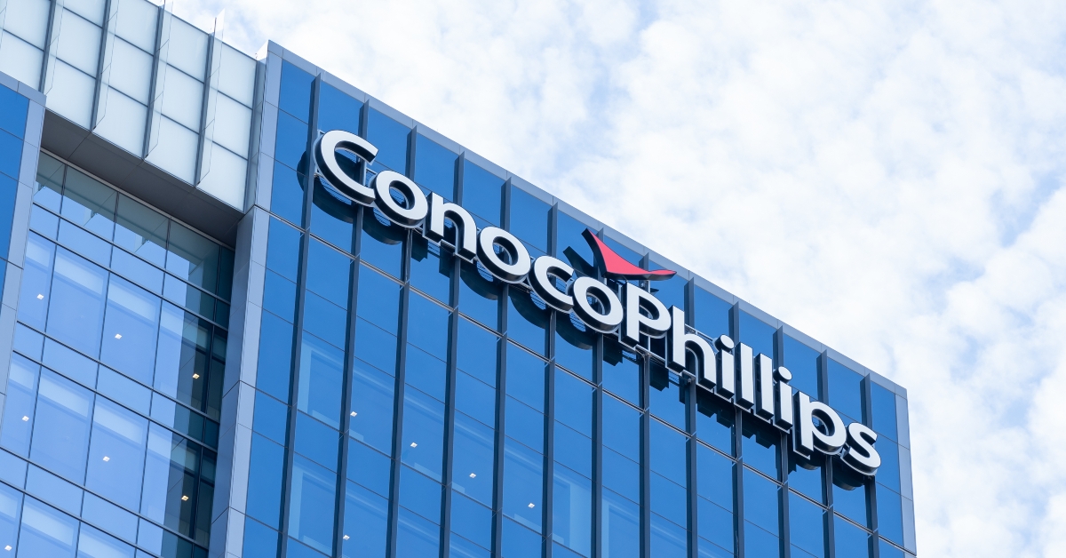 ConocoPhillips sign on the building