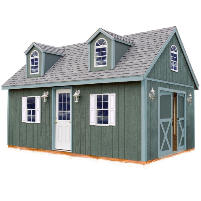 Arlington wood storage shed