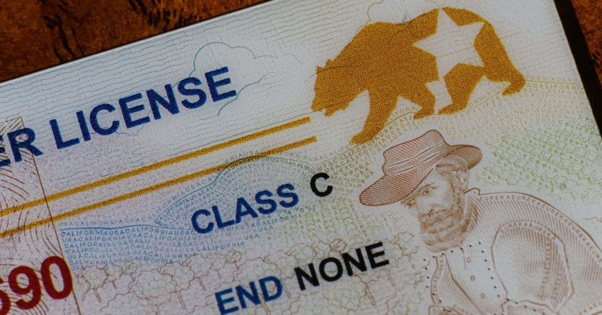 California Real ID driver license