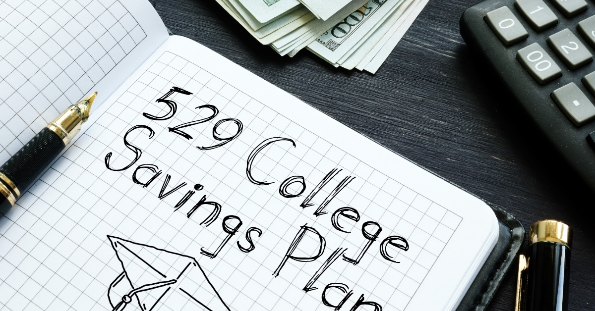 529 College Savings Plan on notebook 