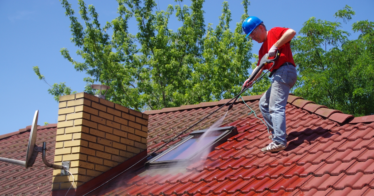 house roof cleaning 