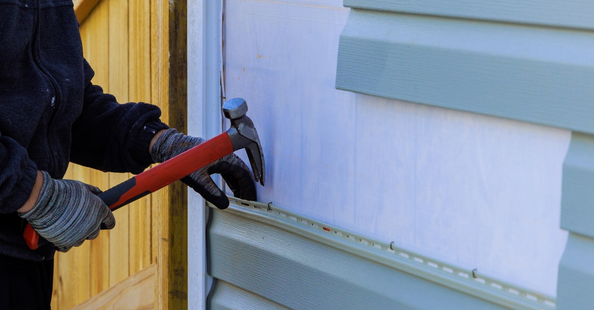 replacing plastic siding