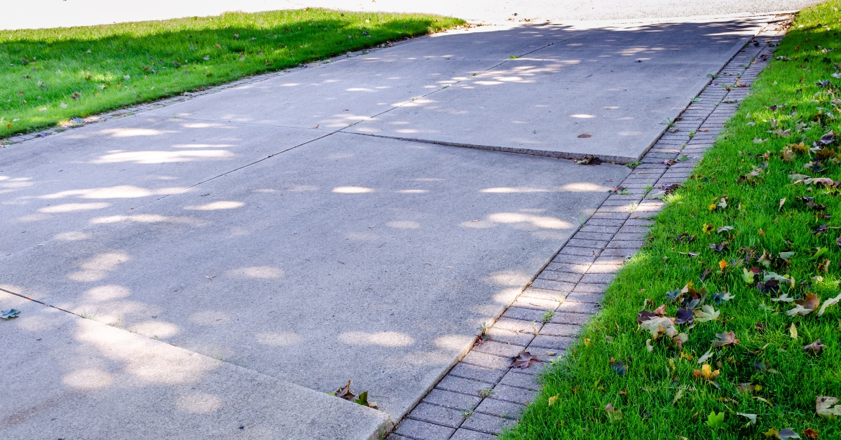 residential concrete driveway 