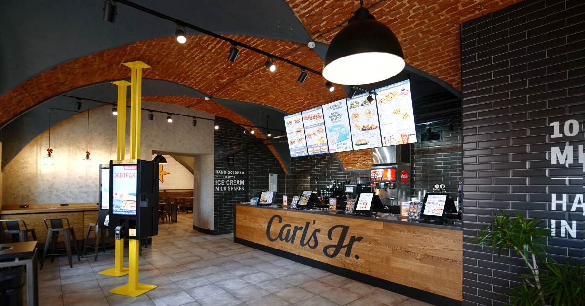 carl's jr fast food restaurant