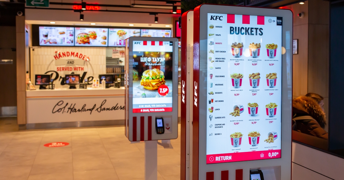 self order kiosk machines