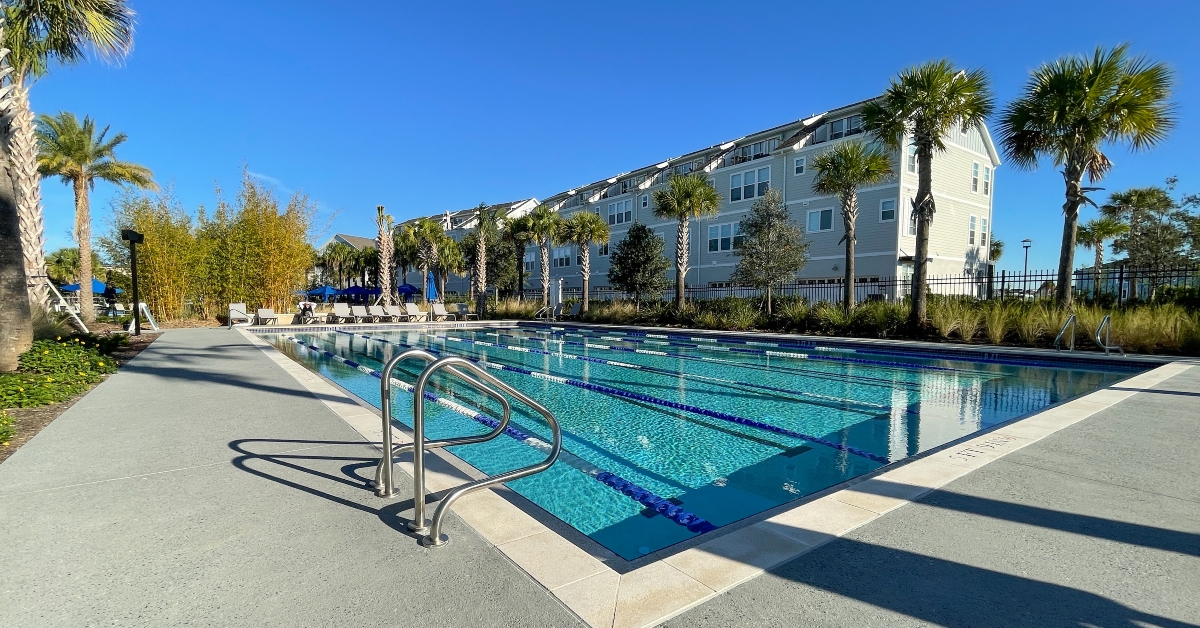 A neighborhood amenity complex