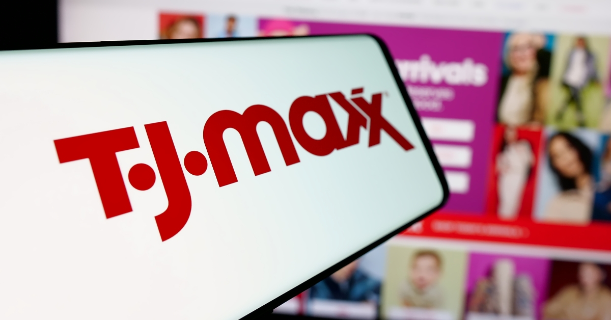 tj maxx on screen