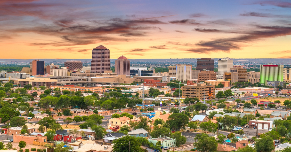 Albuquerque, New Mexico, USA Cityscape
