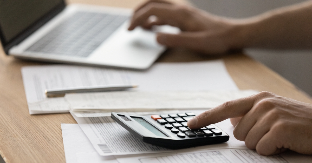 clerk filling in tax declaration