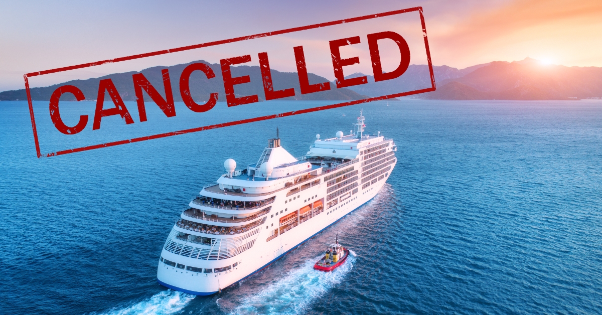 cancelled cruise ship travel 