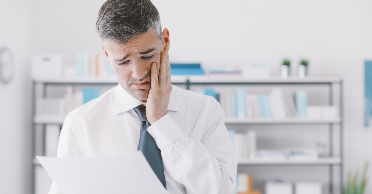 man shocked at utility bills