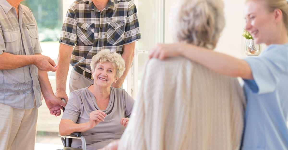 grandma in wheelchair