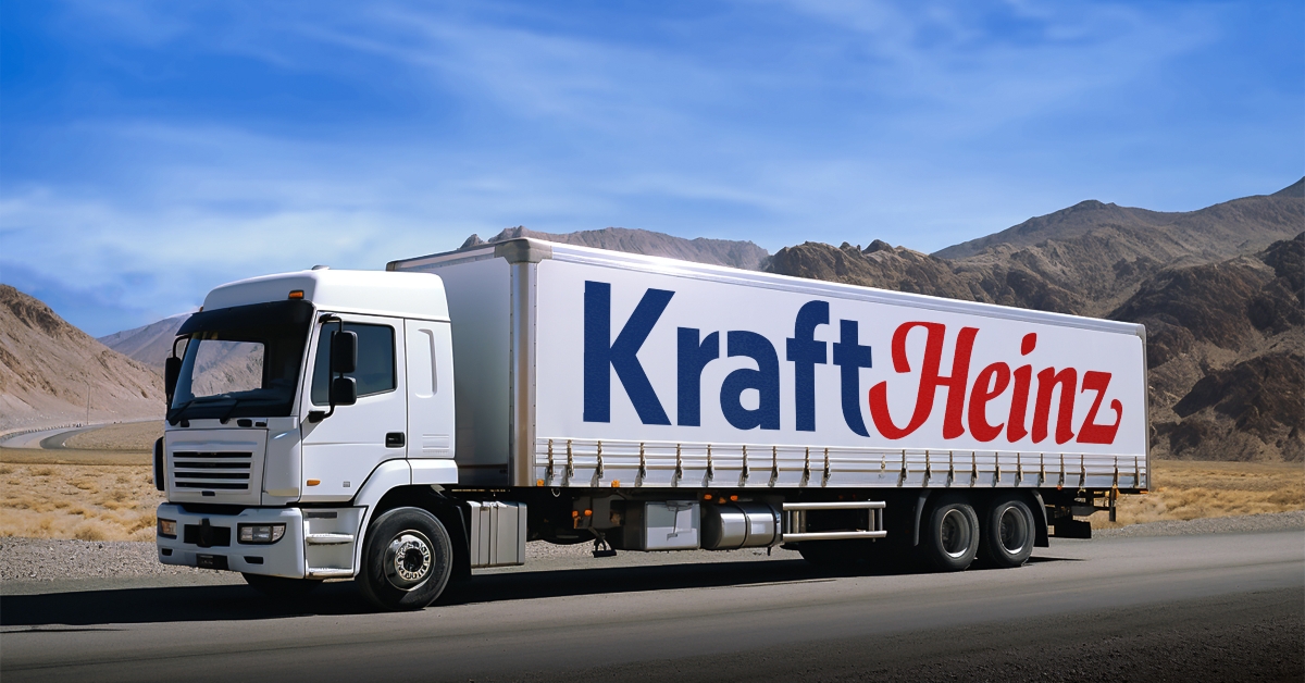 Delivery truck on tour