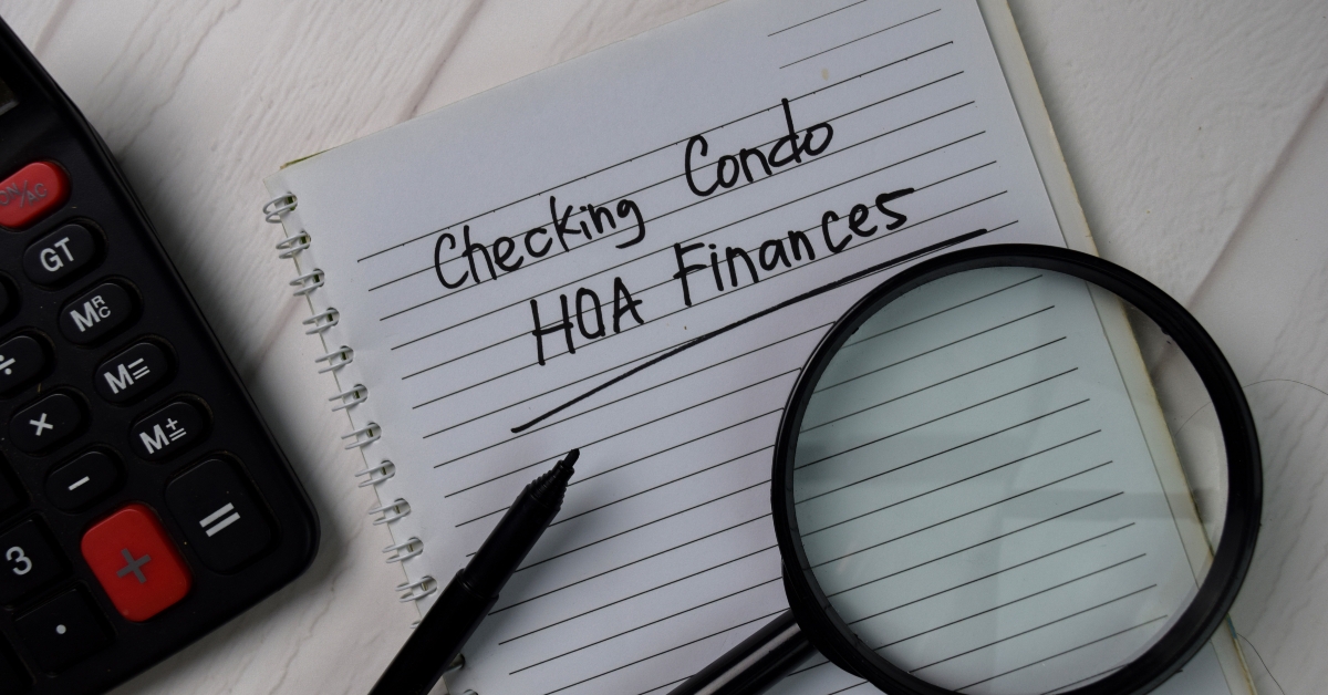 Checking Condo HOA Finances