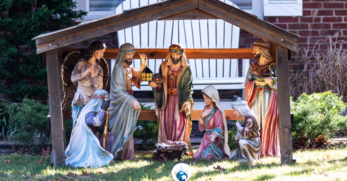 Christmas nativity scene