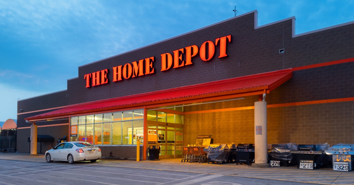 home depot building exterior