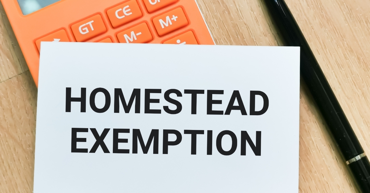 homestead exemption note over orange calculator