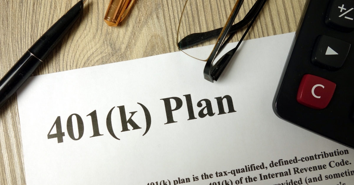 401k plan form with calculator