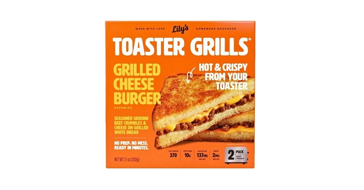 Lilys Toaster Grills Grilled Cheeseburger Sandwich